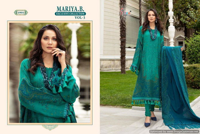 Shree Mariya B Exclusive Collection 3 Festive Wear Georgette Pakistani Salwar Kameez Collection